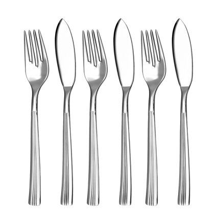 Jedálenský príbor JULIE 6-dielna rybia súprava | TONER, 6063S028
