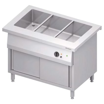 107684 vodni lazen jednokomorova 3x gn 1 1 2 4 kw 1132x750x880 mm stalgast st219111