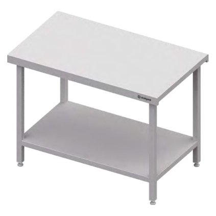 108128 centralni stul s polici 1200x750x880 mm stalgast st127121