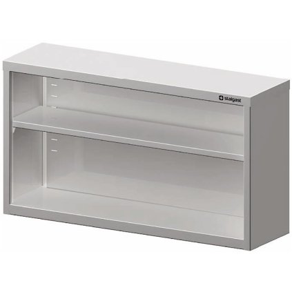 30257 skrinka zavesna otevrena 400x300x600 mm stalgast 981683040