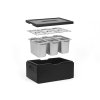 145217 sada izolovana nadoba gn 1 1 200 mm 3x nadoba gn 1 3 200 mm s drzadly z nerezove oceli vika s vyrezem pro drzadla