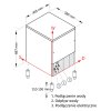 135596 1 vyrobnik kostek ledu 35 kg 24 h objem zasobniku 15 kg vodni chlazeni 0 275 kw 495x580x687 mm ntf ift 65 w