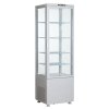 74873 stolni chladici vitrina bila s osvetlenim 4xled 235 l 515x485x1690 mm technica cold line
