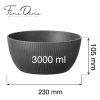 Misa bufetowa okragla 3 l 230x105 mm FINE DINE Belize 801004