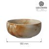 Miska 1 3 l 180 mm brazowyFINE DINE Constancy 758419