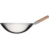 139538 panev wok z matne oceli drevena rukojet 200 mm prumer 400 mm stalgast 037400