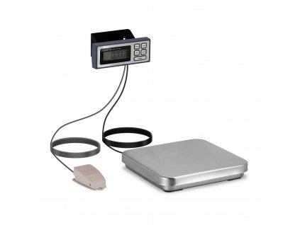 Digitální kuchyňská váha - nožní pedál - 5 kg / 1 g - 320 x 310 mm - LCD