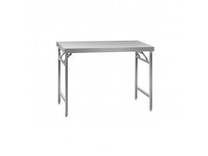 Nerezový pracovní stůl gastro skládací přenosný  - 60 x 120 cm