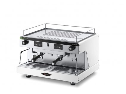 Kávovar Wega, 2 pákový, elektronický, bílý, HENDI, 10,5L, 400V/3700W, 740x555x(H)515mm