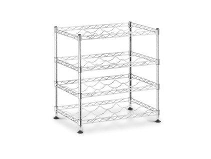 174420 1 kovovy stojan na vino 200 kg stribrny