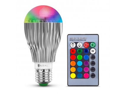 LED žárovka s dálkovým ovládáním - 16 nastavitelných barev - 5 W