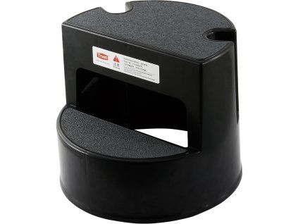 248172 1 stolicka na koleckach 2 stupne cerna