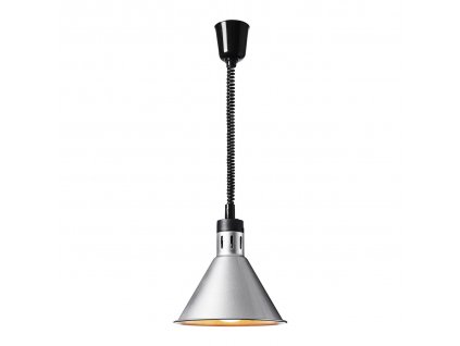 Ohřívací lampa - stříbrná - 27.5000 x 27.5000 x 31.0000 cm - Royal Catering - Ocel