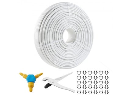 Potrubie PEX-AL-PEX, 984 stôp, priemer 5/8'', hliníkovo-plastová kompozitná rúrka Kyslíková bariéra sálajúca podlaha PEX, hrúbka 0,08'' sálajúca tepelná podlahová rúrka Vnútorná hliníková vrstva PEX rúrky