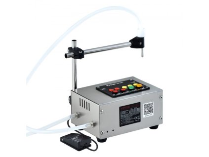 Stroj na plnenie tekutín, plniaca kapacita 10-4000 ml, automatické plnenie fliaš Digitálne ovládanie pre mlieko, vodu, víno, nápoje, sójovú omáčku, ocot, alkohol (jedna tryska)