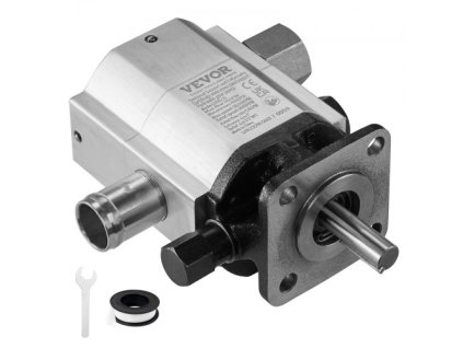 Hydraulické čerpadlo na štiepanie dreva, 16GPM, 2-stupňové čerpadlo na štiepanie dreva 4000PSI, 1'' vstup 1/2'' NPT výstup 3600 ot/min Hliníkové hydraulické zubové čerpadlo, na montáž malých štiepačiek dreva Snehový pluh