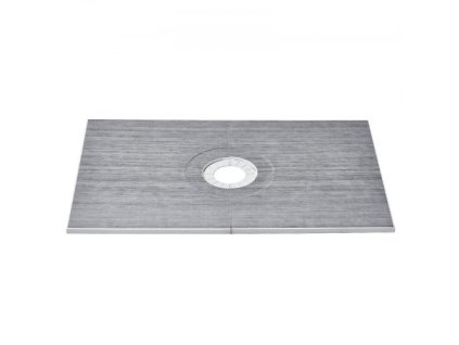 Súprava sprchového obrubníka, Súprava sprchovej vaničky 1524 x 965 mm s centrálnym odtokom 160 mm, ľahká inštalačná súprava EPS s 2 vodotesnými utierkami, sprchová vanička s padacími tyčami vhodná do kúpeľne