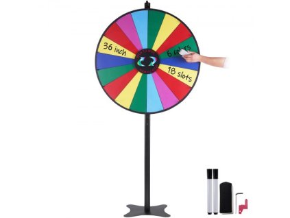 36-palcové otáčacie koleso, 18 hracích kolies, ruletové koleso na suché mazanie a 2 značky, stojace na stole alebo na podlahe Vyhrajte hry Fortune Spin na veľtrhu Party Pub Trade Show Carnival