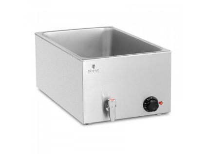 Bain Marie - 600 W - GN 1/1 - bez nádoby - vypúšťací kohútik