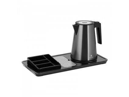 Rýchlovarná kanvica - stanica na kávu a čaj -1,2 l - 1800 W - čierna