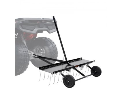 48" vlečné hrable na trávu pre ATV alebo kosačku na trávu 24 prstov