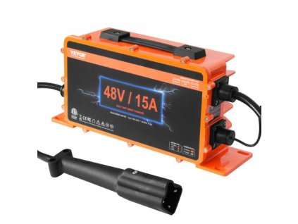 Inteligentná nabíjačka batérií golfových vozíkov 48V 15 AMP pre Yamaha G29 Plug IP67