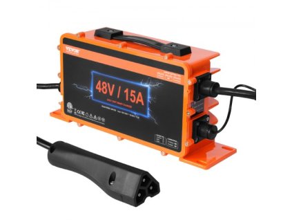 48V 15 AMP inteligentná nabíjačka batérií pre golfové vozíky EZGO TXT RXV IP67 ETL