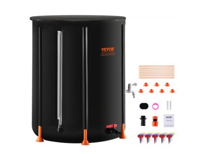 Skladací sud na dážď 100 Gal Rain Catcher s kolíkmi a prepadovou súpravou