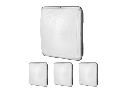 4 ks LED baldachýn 150W 16500LM 5000K denné svetlo vonkajší baldachýn