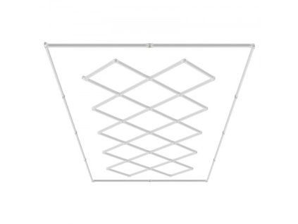 Štvorcové LED garážové svietidlá 88000LM 14 mriežok Jasné svetlo pre dielňu