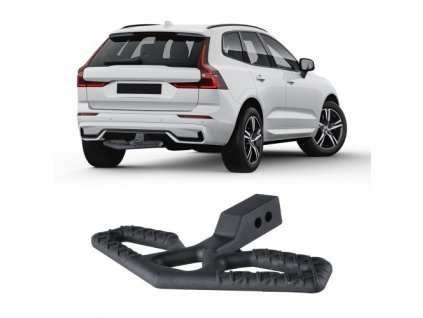 Stupienok na záves pre 2" prijímač Univerzálny kryt zadného nárazníka oceľový