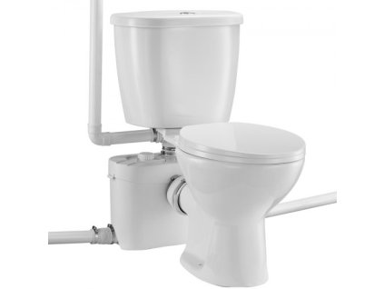 Maceračný toaletný systém so 700W splachovacím čerpadlom pre suterén