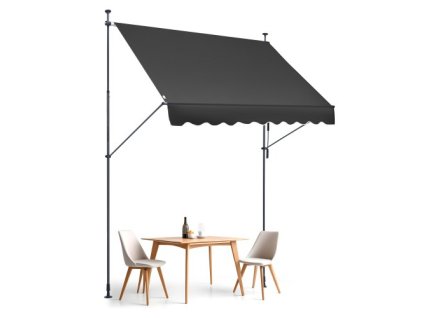 98x47" markíza na terasu s výsuvným baldachýnom Sunsetter s rukoväťou