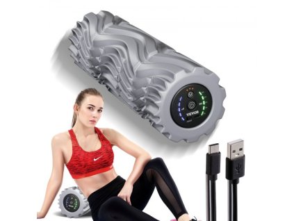 Vibračný penový valec 5 intenzít a 3 frekvencie elektrického penového valca