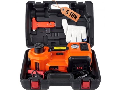 Elektrický hydraulický podlahový zdvihák 5 ton 12 V zabudované čerpadlo na hustenie pneumatík