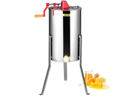 ručná odstredivka na med, odstredivka na med s 2/4 rámikmi, včelie extraktory z nehrdzavejúcej ocele, odstredivka na med s voštinovým bubnom s vekom, odstredivka na včelie úle s výškovo nastaviteľným stojanom