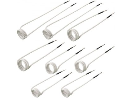 Indukčný ohrievač Set 8PCS Najpoužívanejšie indukčné ohrievacie cievky s rôznymi dĺžkami, tepelne odolný indukčný ohrievač s flexibilitou a dlhou životnosťou na odstraňovanie hrdzavých skrutiek a matíc