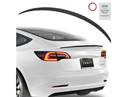 GT Wing Car Spoiler, 47,2 palcový spojler, kompatibilný s Tesla Model Y, vysokopevnostný ABS materiál, farba burnout, zadný spojler, spojlery pre pretekárske vozidlá, matná čierna