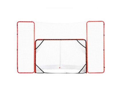 Hokejová bránka so zarážkou a terčmi pre 72" vonkajšiu oceľovú hokejovú sieť