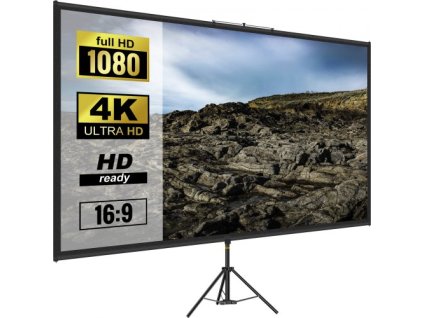 Projekčné plátno so statívom 110" 16:9 4K HD projekčné plátno Stojan bez svorky Výškovo nastaviteľné prenosné projekčné plátno pre interiérové a exteriérové projektory pre film, domáce kino, hry, kanceláriu