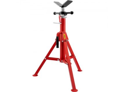 Stojan na rúrky s V-hlavou 1/8\"-12\" Kapacita, Nastaviteľná výška 28\"-52, Stojany na zdviháky 2500 lb. Nosnosť, Prenosné skladacie stojany na rúry, Telo z uhlíkovej ocele Odolnejšie