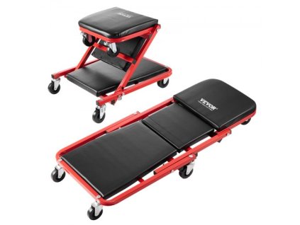 36 v skladacom Z Garáž Creeper Mechanic Creeper Stool 300 lbs Capacity