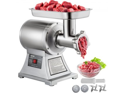 8500 W Komerčné nerezové 450 lb mlynček na mäso Rezacia doska Tesnenia