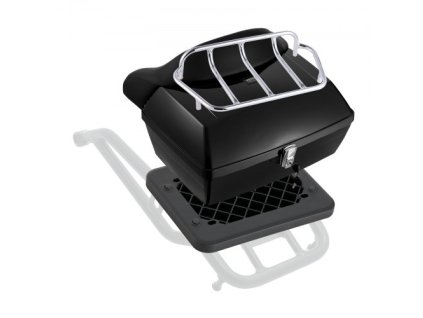 48L Motocykel Top Case Univerzálny zadný kryt s reflexným panelom