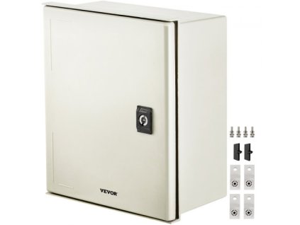 Skriňa NEMA zo sklenených vlákien, 12 x 10 x 6'\' Elektrická skriňa NEMA 4X zo sklenených vlákien, vodotesná a prachotesná, IP66, vonkajšia/vnútorná elektrická rozvodná skriňa, s montážnou doskou (30 x 25 x 14 cm)