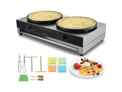 16-palcový elektrický krepovací stroj 6000W komerčný krepovací stroj s dvojitou hlavou