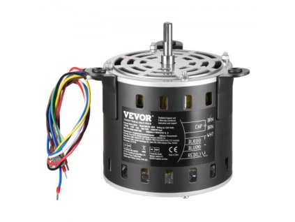 1/2HP motor ventilátora pece 220V 2.6A 1300RPM 3 rýchlosti 15uF/450V kondenzátor
