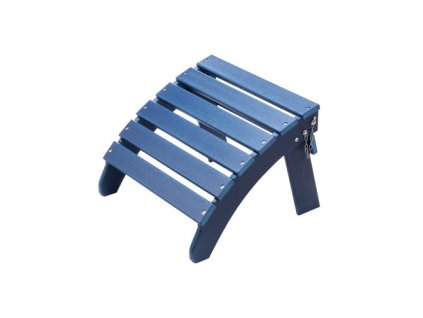 Adirondack Ottoman 18,7L x 18,9W x 13,8H palcov HDPE skladacia podnožka modrá