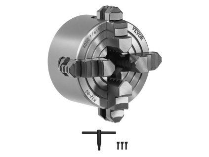 328997 samostredici sklicidlo soustruhu 3 palce se 4 celistmi pro soustruhovou vrtacku a frezku