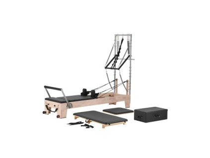 329519 pilates reformer dreveny pilates machine vybaveni pro domaci posilovnu